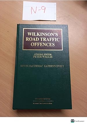 Wilkinson's Road Traffic Offences by Peter Wallis (Hardback)