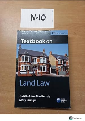 Textbook on Land Law 15th edition by Judith-Anne MacKenzie and Mary Phillips