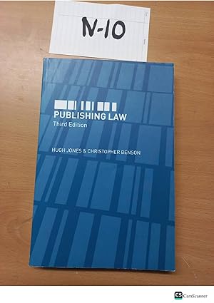 Publishing Law 3rd edition by Hugh Jones and Christopher Benson
