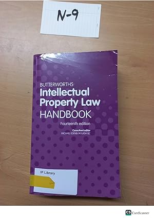 Butterworths Intellectual Property Law Handbook Fourteenth edition Consultant editor Michael Edenborough QC