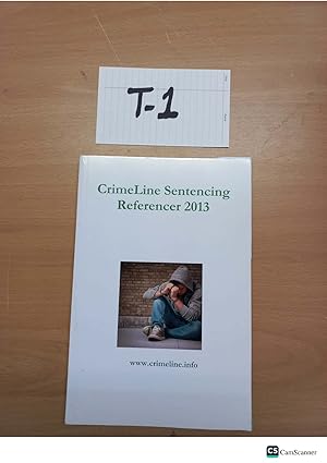 Crimeline sentencing Referencer 2013