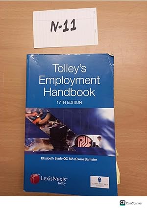 Tolley's Employment Handbook 17th edition by Slade