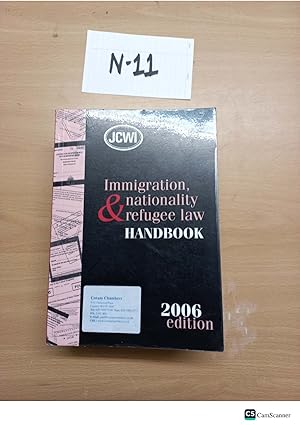 Immigration, Nationality And Refugee Law Handbook 2006