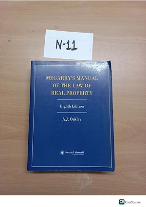 Meggary's Manual Of The Law Of Real Property 8th Ed By A J Oakley