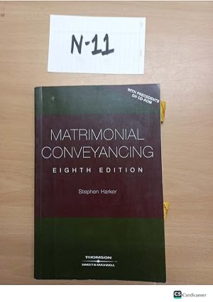 Matrimonial Conveyancing 8th Ed By Stephen Harker
