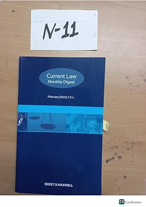 Current Law Monthly Digest February (2022)2
