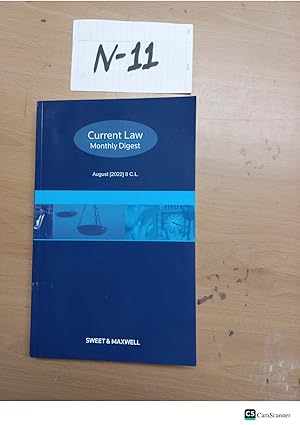 Current Law Monthly Digest August (2022) 8