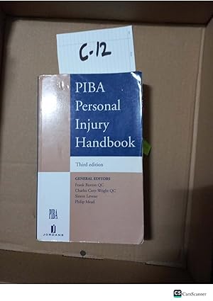 PIBA Personal Injuries Handbook 3rd Edition By P. Mead