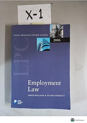 Employment Law Legal Practice Course Guide Series 2006 By James Holland