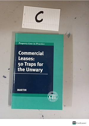 Commercial Leases 50 Traps for the Unwary By Martin