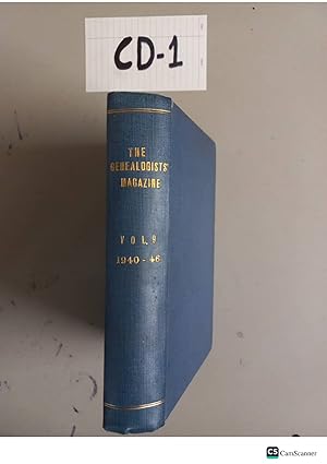 The Genealogists' Magazine Vol 9 1940-46