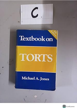 Textbook on Torts 4th Ed by Michael A. Jones