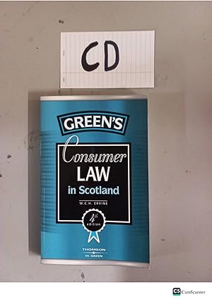 Consumer Law In Scotland 4th Ed By Ervine