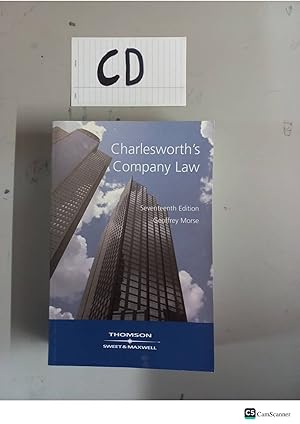 Charlesworth's Company Law 17th Ed By Geoffrey Morse