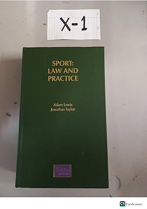 Sport Law And Practice By Lewis And Taylor