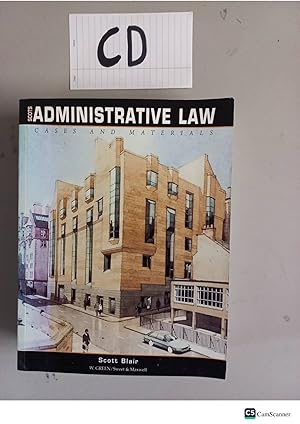 Scots Administrative Law Cases And Materials By Scott Blair