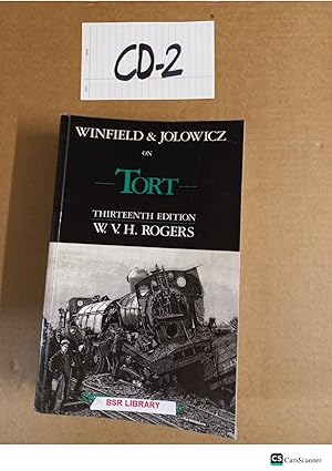 Winfield and Jolowicz on Torts 13th Ed By Rogers