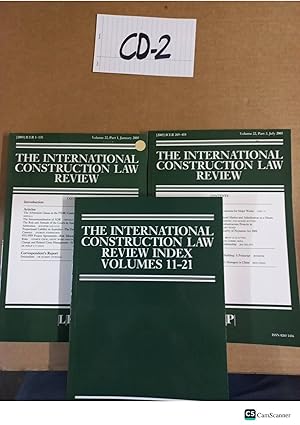The International Construction Law Review Index Vol 11-21, 22