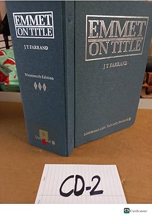 Emmet On Title 19th Ed By J T Farrand Looseleaf Volume 3