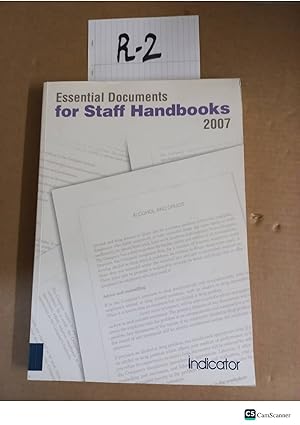 Essential Documents for Staff Handbooks 2007