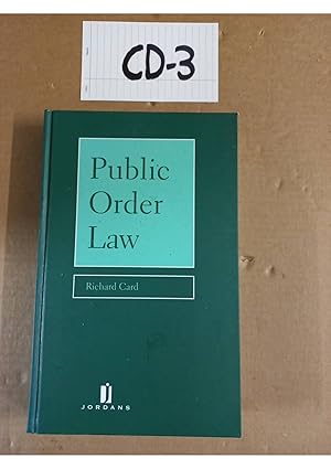 Public Order Law by Richard Card