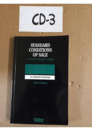 Standard Conditions of Sale A Conveyancer's Guide 5th edition By Frances Silverman