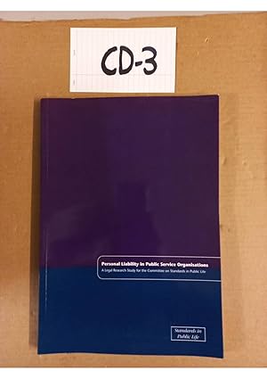 Personal Liability in Public Service Organisations A Legal Research Study for the Committee on Standards in Public Life