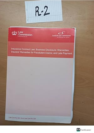 Insurance Contract Law: Business Disclosure Warranties Insurers' Remedies for Fraudulent Claims and Late Payment