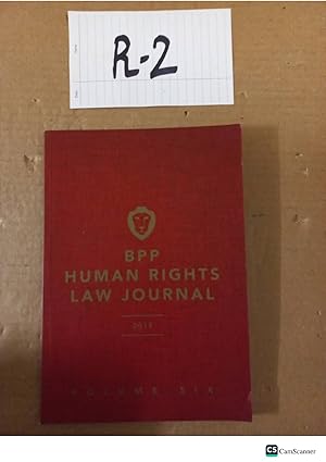 Human Rights Law Journal 2015 Vol 6