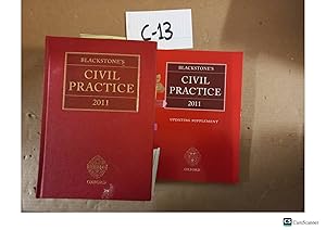 Blackstone's Civil Practice 2011 With Supplement