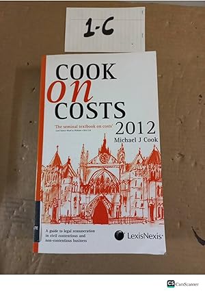 Cook On Costs 2012 By Michael J Cook
