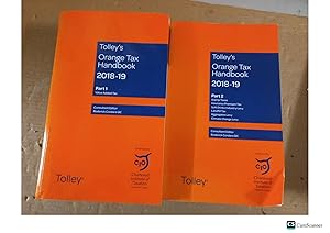 Tolley's Orange Tax Handbook 2018-2019 vol 1, 2 by Roberick Cordara