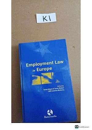 Employment Law In Europe By Mayne,Malyon And McKenna