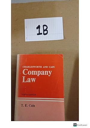 Company Law 10th Ed By Charlesworth And Cain