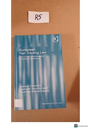 European Fair Trading Law By Howells,Micklitz And Wilhelmsson