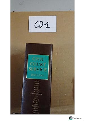 Civil Court Service 2000 By Saville Laws And Stevens