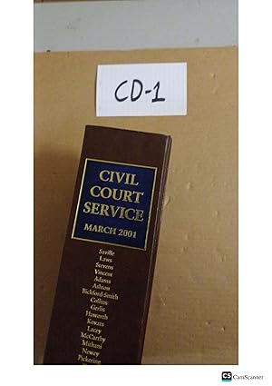 Civil Court Service 2001 By Saville Laws And Stevens