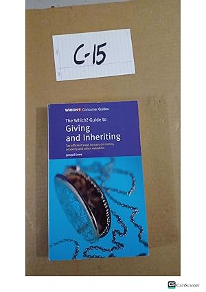 The Which? Guide To Giving And Inheriting By Jonquil Lowe