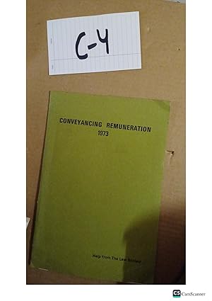 Conveyancing Remuneration 1973