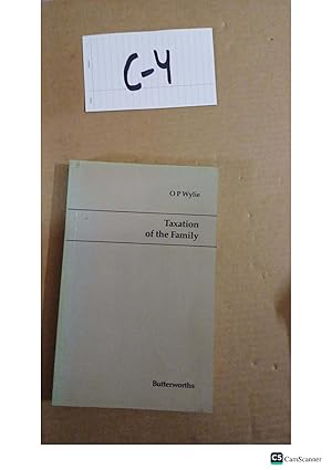Butterworths Taxation Of The Family By O P Wylie