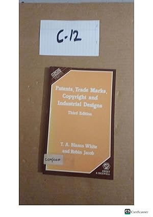 Patents,Trade Marks, Copyright And Industrial Designs 3rd Ed By White And Jacob