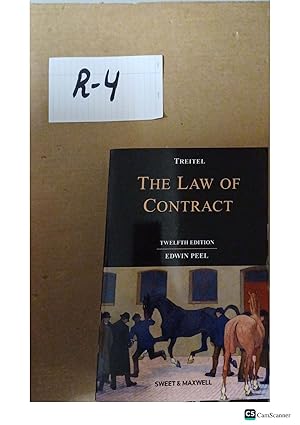 Treitel The Law Of Contract 12th Ed By Edwin Peel