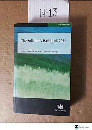 The Solicitor's Handbook 2011 By Andrew Hopper And Gregory Treverton Jones