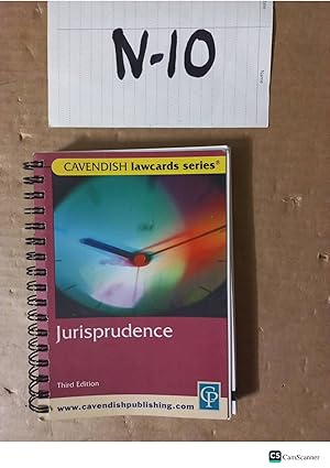 Jurisprudence 3rd Ed By Cavendish Law Cards Series