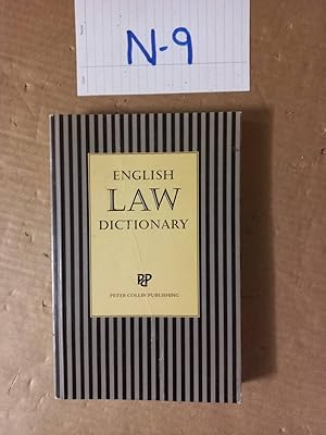 English Law Dictionary By Peter Collin Publishing