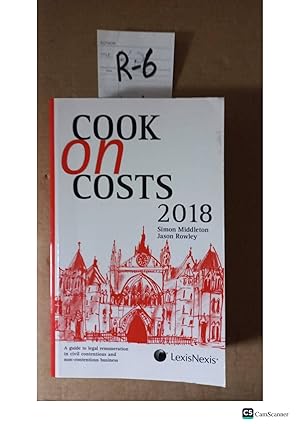 Cook On Costs 2018 By Middleton And Rowley LexisNexis