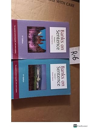 Banks On Sentence 11th Ed Vol 1 And 2 By Robert Banks