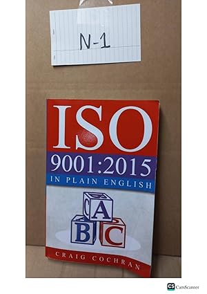 ISO 9001:2015 In Plain English By Craig Cochran