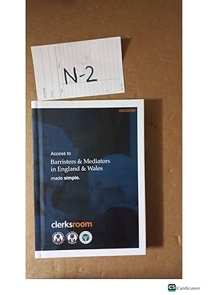 Access To Barristers And Mediators In England And Wales 2020 Ed