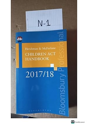 Hershman And McFarlane Children Act Handbook 2017/18